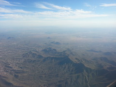 From the airplane