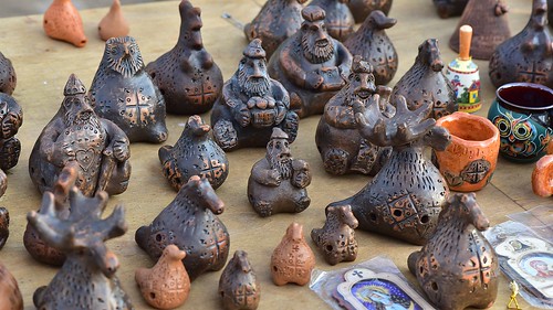 Глиняные игрушки-дуделки из Боровска. Автор: Вячеслав Степанов