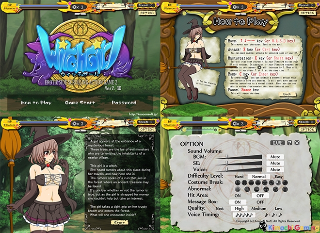 WITCH GIRL -EROTIC SIDE SCROLLING ACTION GAME 2-