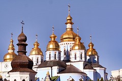 Kyiv. Golden-domed St. Michael's Monastery.