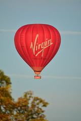 Virgin Balloon G-VBAI ~ Worcester Pitchcroft to Stock Green