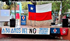 Acto 30 años del NO en Conchalí, Santiago de Chile, 12 de octubre 2018.