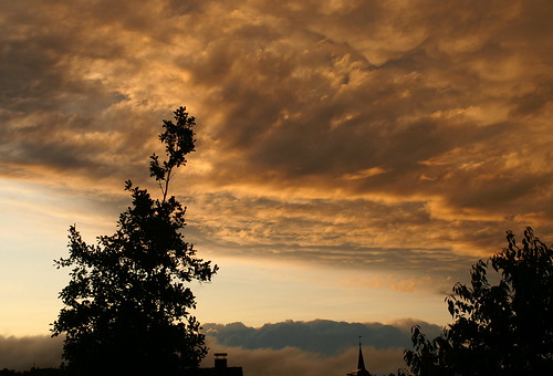 summer clouds evening eifel abendstimmung eveningatmosphere