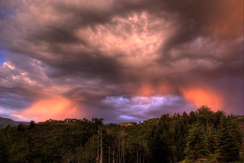 trees houses homes sunset mountain storm silhouette architecture clouds skyscape hotel colorado resort ridge ritz aspen spruce hdr photomatix skyarchitecture 200706 anawesomeshot