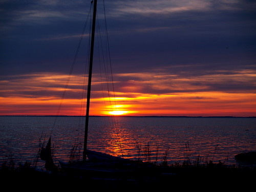 sunset lake newyork boat upstate lakeontario knoll knobby