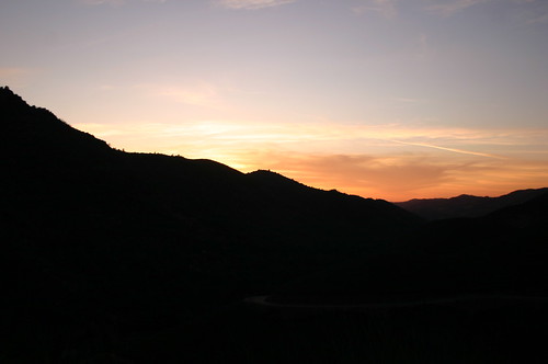 sunset roadtrip