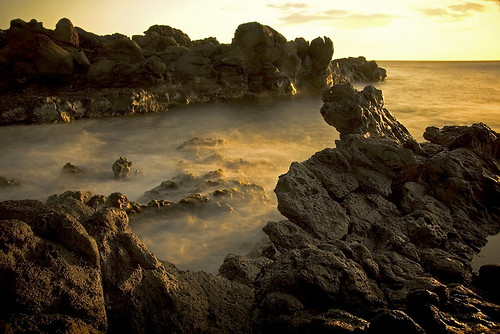 ocean sunset topf25 stone hawaii evening nikon rocks waves image d200 facebook molokai blueribbonwinner cotcpersonalfavorite p1f1 aplusphoto taiger808
