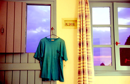 travel canon evening clothing interior curtain nopeople indoors greece crete a1 lookingout viewfrominside traveldestination lifeontheroad a3b rentedroom
