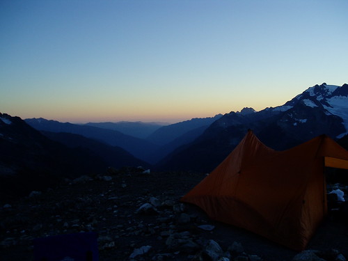 camping sunset camp mountain trekking trek hiking hike valley olympic queets baileyrange
