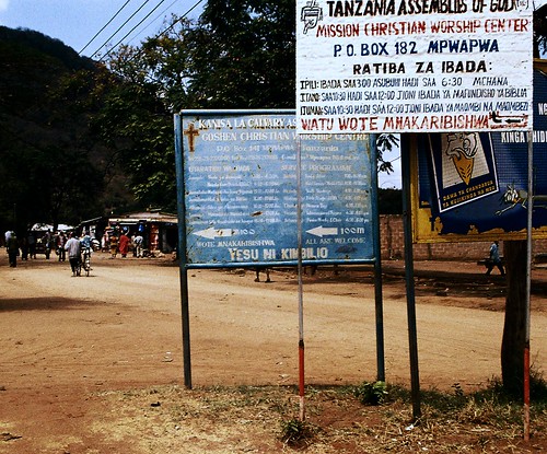 tanzania churches signage