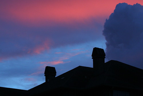 pink blue sunset sky orange cloud silhouette clouds skyscape raw dpp cloudscape 30d canon30d canonef70200mmf4lusm rentedlens rentallens ziplens ziplenscom chrislin christopherlin