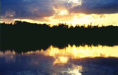 statepark sunset lake reflection film minnesota canon geotagged itasca rebelg
