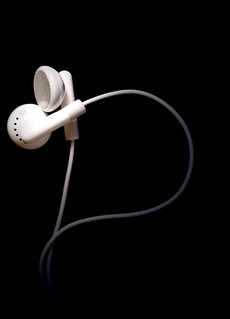 photo of earphones