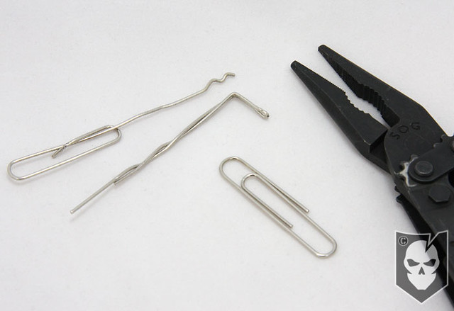 Paper Clip Lock Picks How to Pick a Lock With a Paper