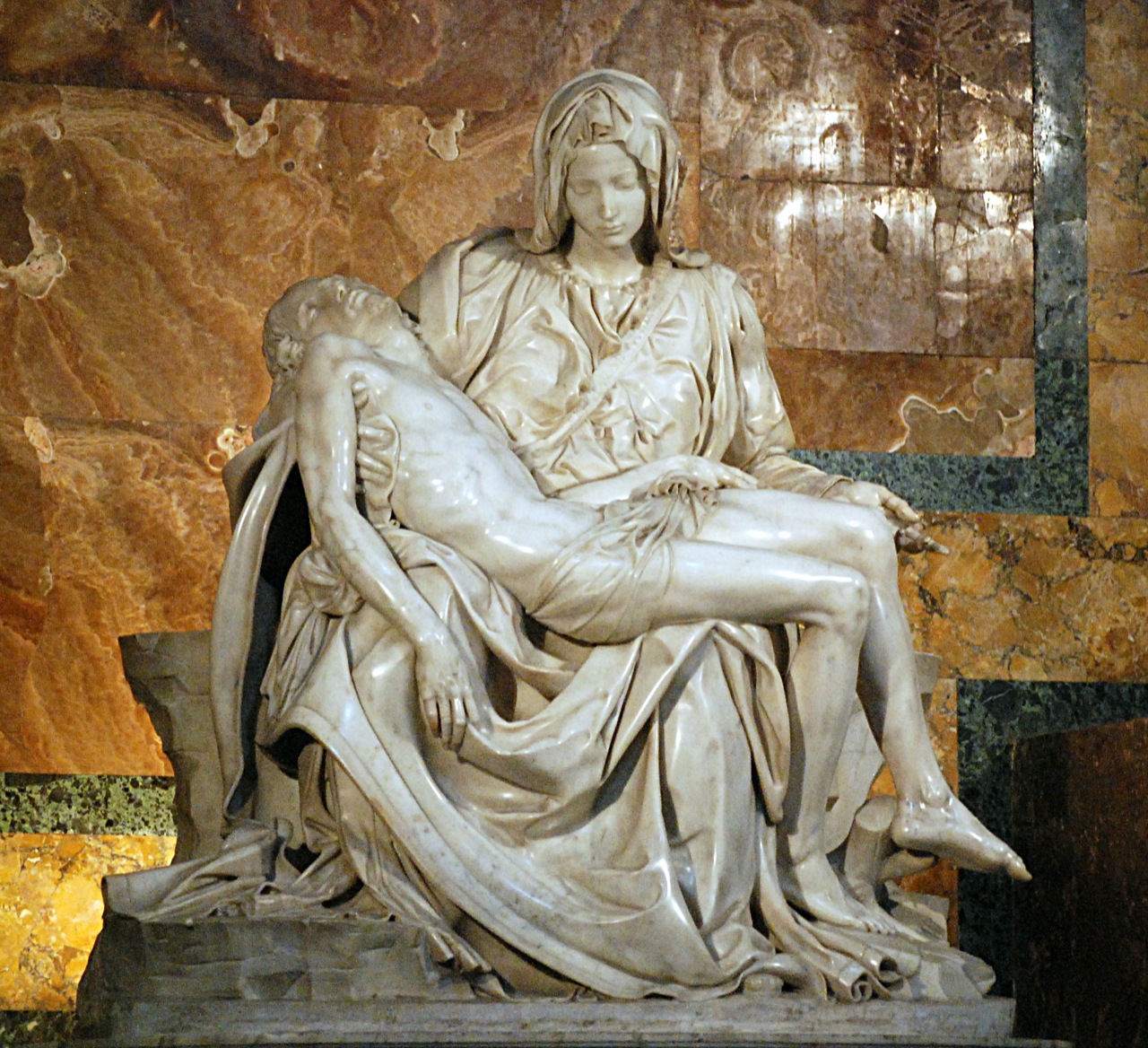 Rome Vatican St Peter S Basilica The Pieta A Photo On Flickriver