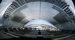 Inside the future Guillemins station