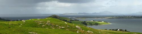sea panorama green nature norway landscape norge rogaland mosterøy boknafjorden