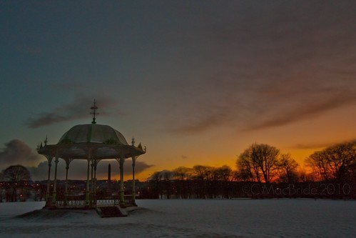 park christmas trees winter sunset sky snow cold clouds scotland december victorian aberdeen bandstand magical winterwonderland duthiepark donotusewithoutpermission requesttolicense availableforrequesttolicense victoianbandstand availableforrequesttolicensewithgettyimages welcomeuk copyrightcatherinemacbride2011