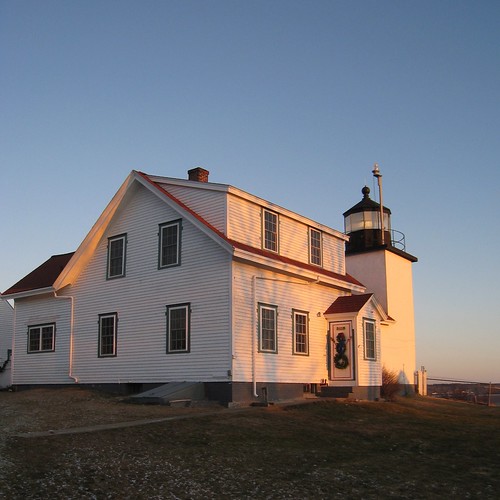 sunset lighthouse maine fortpoint stocktonsprings