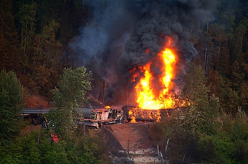 train fire bc britishcolumbia princegeorge derailment cnrail supershot
