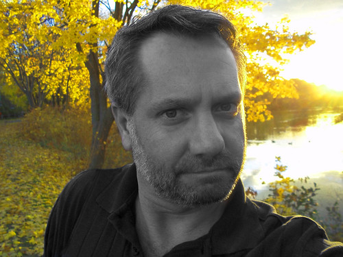 autumn gay portrait selfportrait man fall leaves yellow sunny 365project davidsullivan davidnewengland