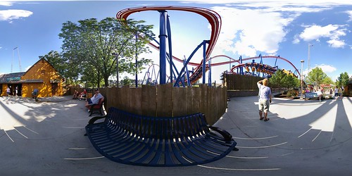 geotagged mo kansascity missouri amusementpark rollercoaster patriot 360x180 worldsoffun equirectangular nodalninja geo:lat=39174775 geo:lon=94489063