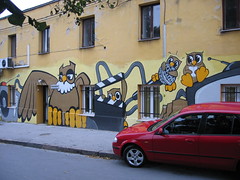 Owl Graffiti