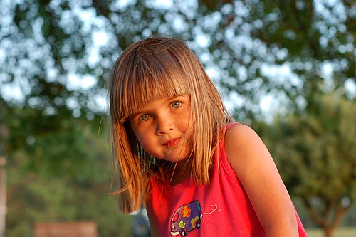 sunset portrait 3 cute girl d50 fun edited nikond50 cousin retouched memorialday familypicnic