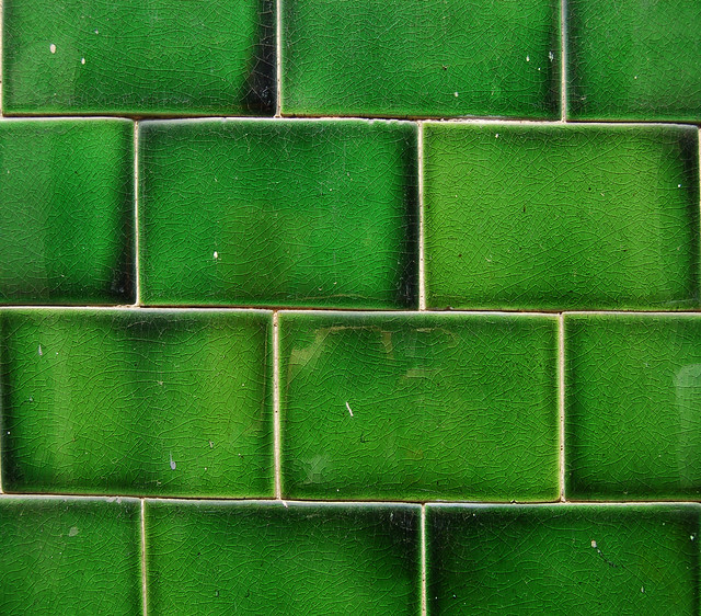 glazed green tile - a gallery on Flickr