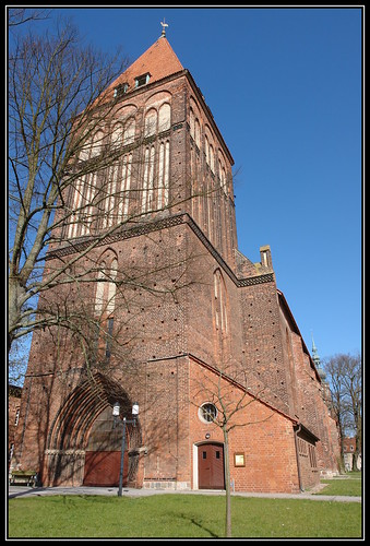 tower germany spring balticsea ostsee greifswald gothicarchitecture rüdi backsteingotik