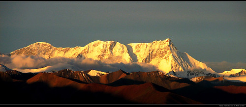 china mist mountain snow sunrise golden tibet snowmountain anawesomeshot