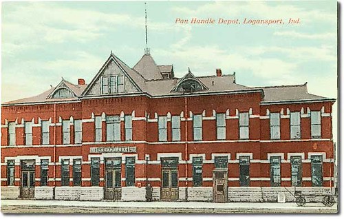 people usa man color men history station buildings indiana transportation depot businesses railroads wagons logansport casscounty hoosierrecollections