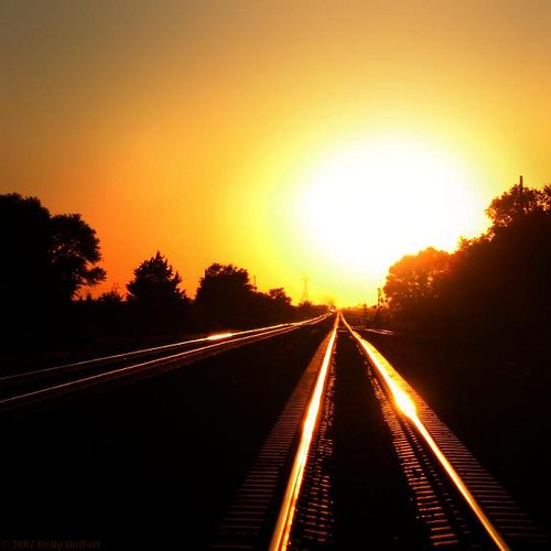 sunset train nebraska track traintracks tracks edgar fineartphotography edgarnebraska kellyhoffart