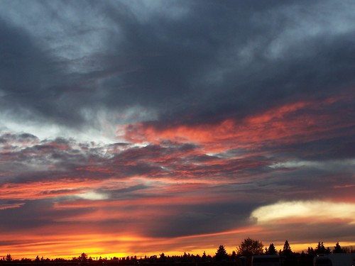 sunset sky clouds edmonton clydespics