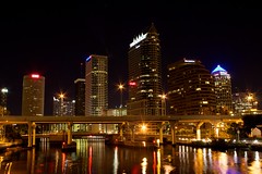 Tampa skyline from Platt Street bridge