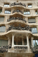 La Pedrera or Casa Mila: Balconies and Ironwork