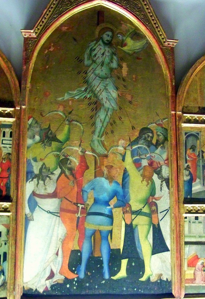 Giovanni del Biondo, Triptyque de Saint Sébastien