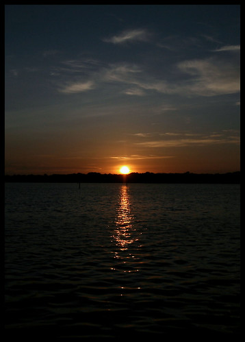 sun slr water digital sunrise canon bay florida sarasota rise 30d
