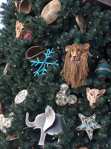 Disney's Animal Kingdom : Christmas Tree : December 31, 2008