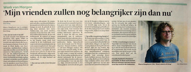 Interview voor Financieele Dagblad