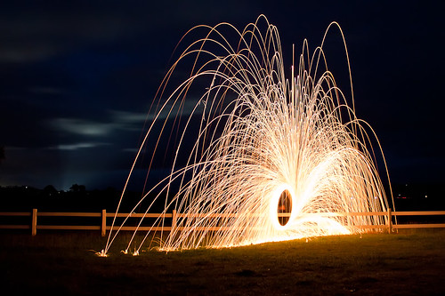 longexposure night canon eos fireworks spinning sparks steelwool 450d