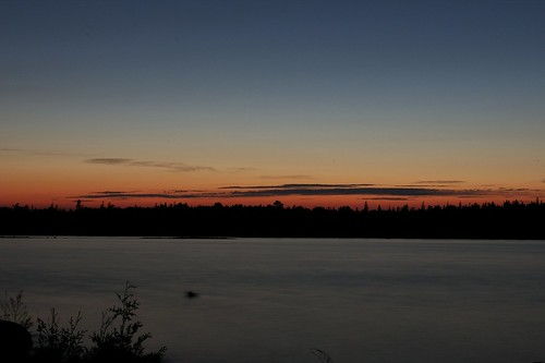 trees sunset vacation lake water clouds pentax michigan dslr drummond drummondisland k100d