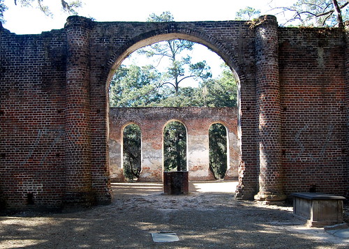 ruins southcarolina churches lowcountry oldsheldonchurch beaufortcounty