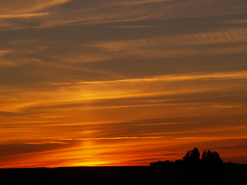 sunset españa landscape spain valladolid castillaleon fontihoyuelo