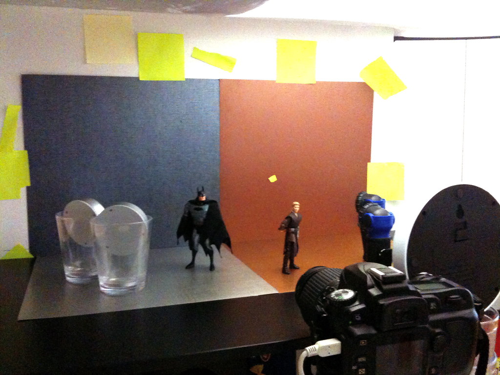"The Bat-Man" vs. Padawan Anakin Skywalker Setup