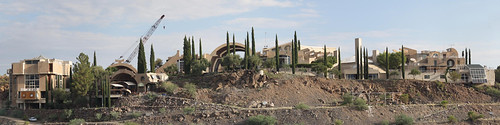 arizona panorama building architecture desert arcosanti arcology