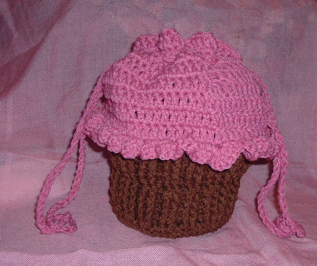 Cupcake Hat  Purse - e-Patterns, Downloadable Patterns