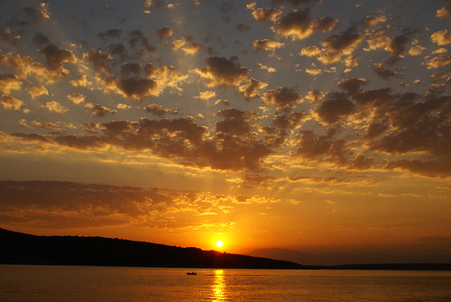 sunset croatia krk