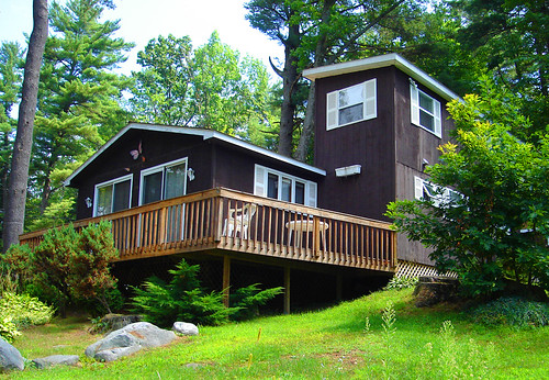 life new york trees usa lake ny color green nature beautiful america butterfly cabin rocks with view chairs great cottage lawn railing sacandaga broadalbin