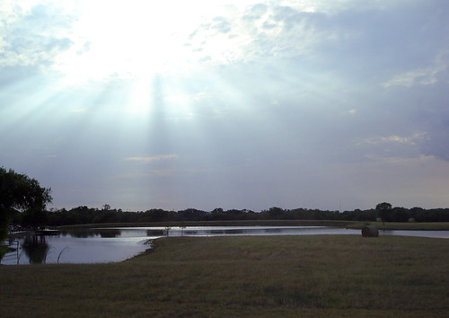 sunset texas crepuscularrays fishcamp roysecity